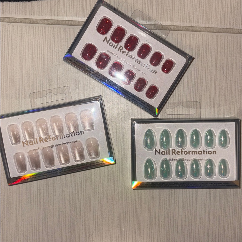 NWT Nail Reformation Nail Kits (x3)